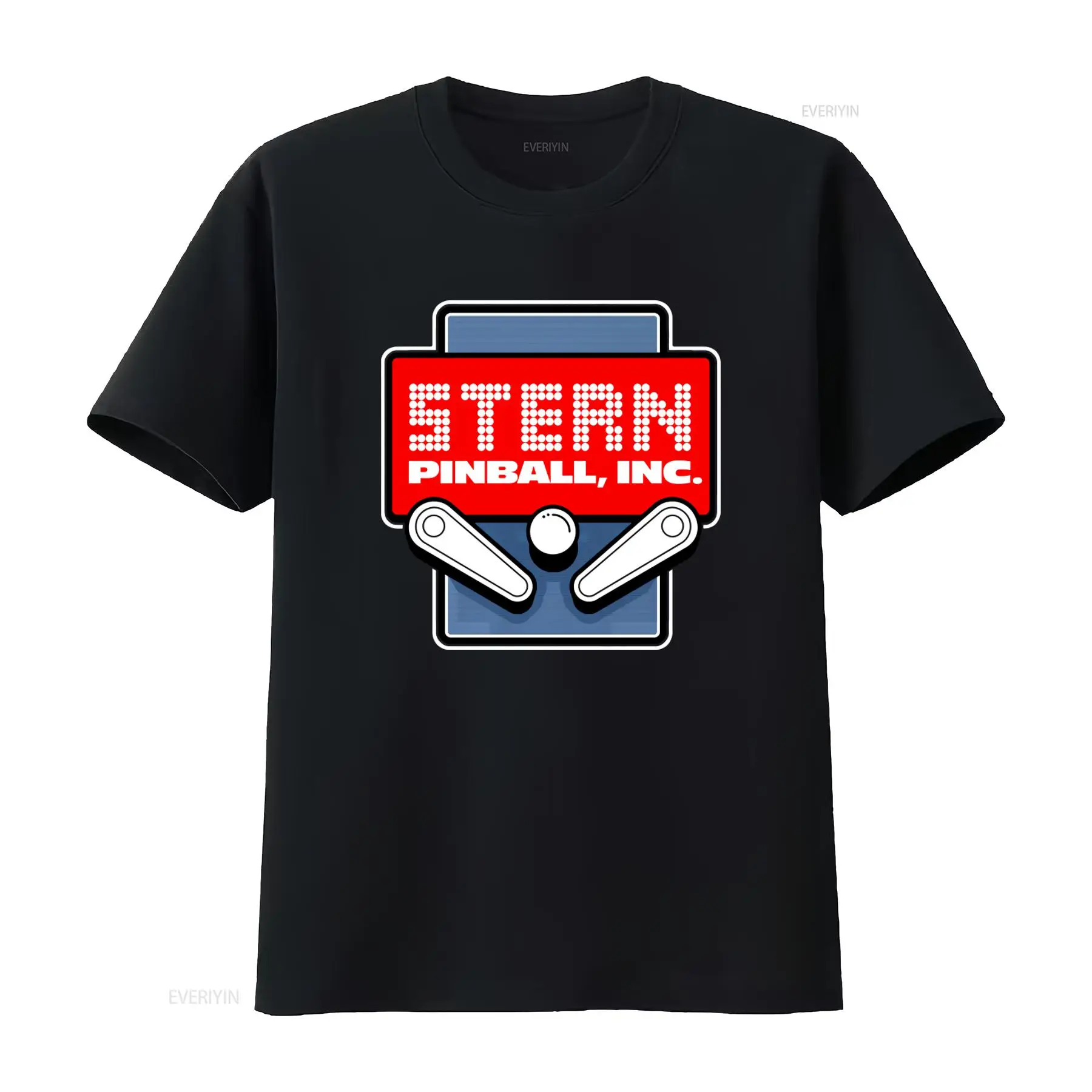 Arcade No - スターンレトロアーケードゲーマーピンボールロゴTシャツ愛好家のためのクラシックデザインヴィンテージウォッシュドカジュアルオムソフトスタイリッシュグラフィック