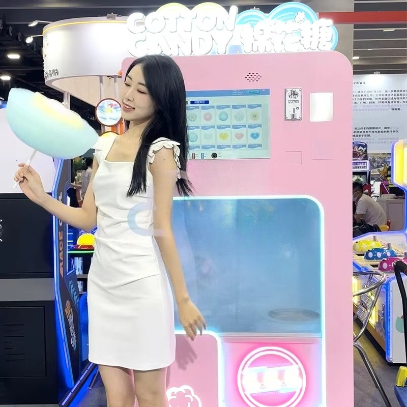 Candy Vending Machine - カスタマイズ可能なロボット設計全自動スマートマシュマロ綿菓子自動販売機高収益ニッチビジネス220v新製品