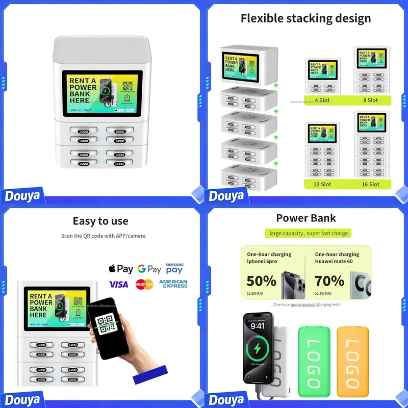 Vending Machine Qr Code - QRコード8スロットスキャンコードモバイル電源充電ステーション付き画面付きセルフサービス自動販売機