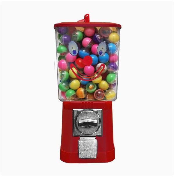 Candy Vending Machine - 異なる国のコイン式店舗モールセルフサービスバブルボールガムボールキャンディツイスト式自動販売機