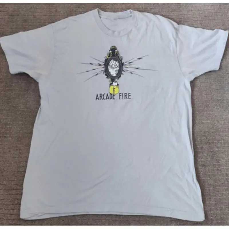 Arcade No - アーケード・ファイアー・フォー・フレンズ ホワイトTシャツ コットン 全サイズ