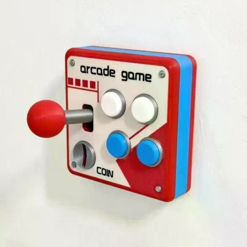 Arcade Games & Vending Llc Photos - /GJ/レトロゲームコンソールジョイスティックスイッチクリエイティブ3Dデコレーションアーケードパネルソケットコントロールデコレーションギフトおもちゃ