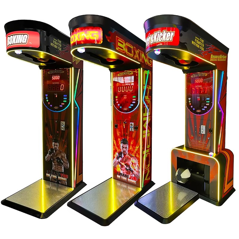 Boxing Machine Arcade - 防水ストリートボクシングキックマシン屋外アーケードエンターテイメントボクシングボールゲームコンソール（大人向け）