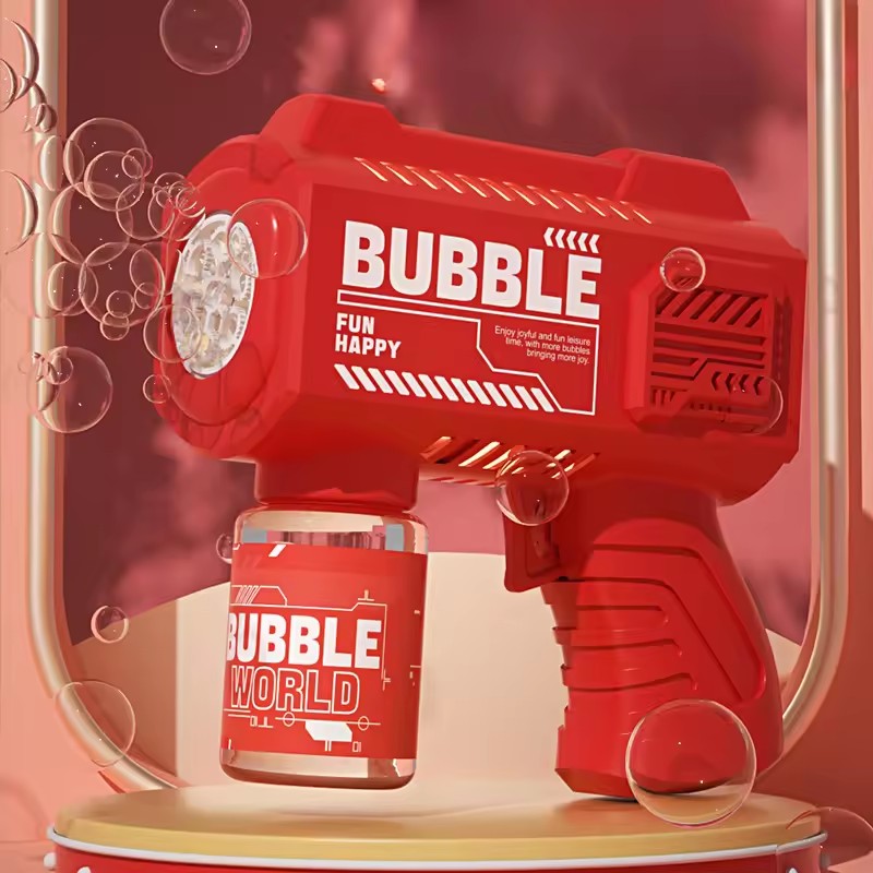 Bubble Gum Machine - 電動バブルガン ソープ自動バブルマシン 夏の屋外プールパーティー用バブル吹きおもちゃ 大人向け