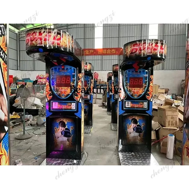 Arcade Games & Vending Llc Photos - HR屋内スポーツボクシングゲームマシン コイン式アーケード景品交換ストリートボクシング メタル構造