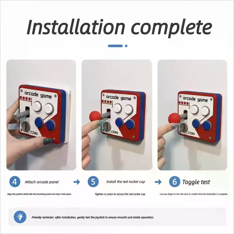 Arcade Games & Vending Llc Photos - ゲームギフトレトロコンソールジョイスティックスイッチクリエイティブ3D装飾アーケードパネルソケットコントロールおもちゃ