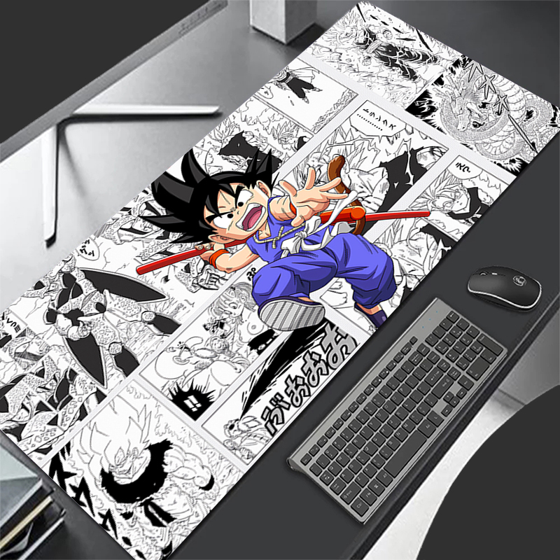 Arcade No - マウスパッド コンピューター 新しい悟空マウスパッド ドラゴンボール キーボードパッド クールマウスマット