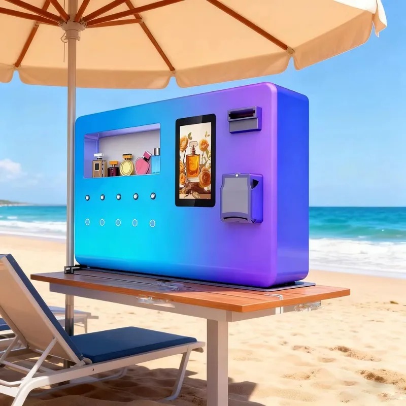 最新のカスタムミニデスクトップ香水噴霧販売機、タイのQRコー - Vending Machine Qr Code のレビューと価格