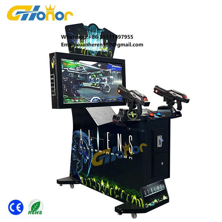 屋内コイン式射撃アーケードゲーム、コイン式エイリアンシューテ - Arcade Games & Vending Llc Photos のレビューと価格