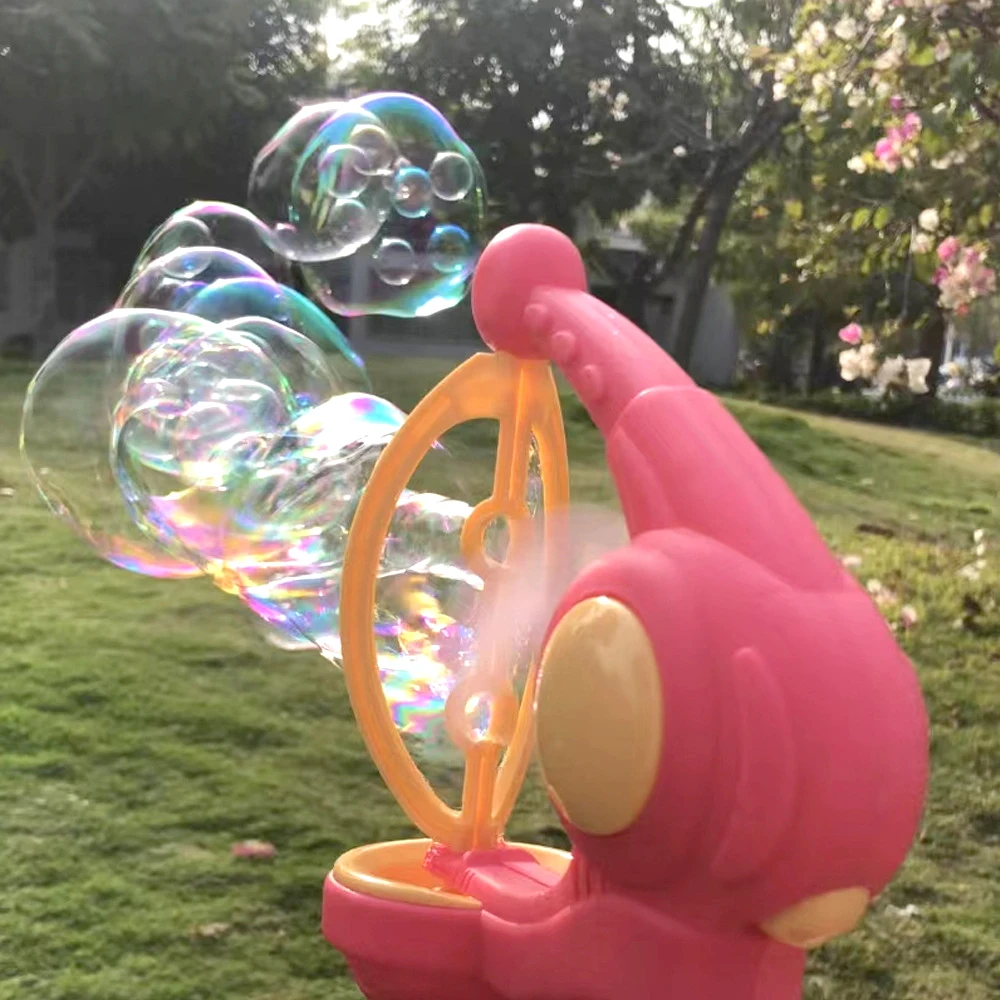 自動バブルガン電動シャボン玉製造機夏の屋外公園パーティー遊び - Bubble Gum Machine のレビューと価格