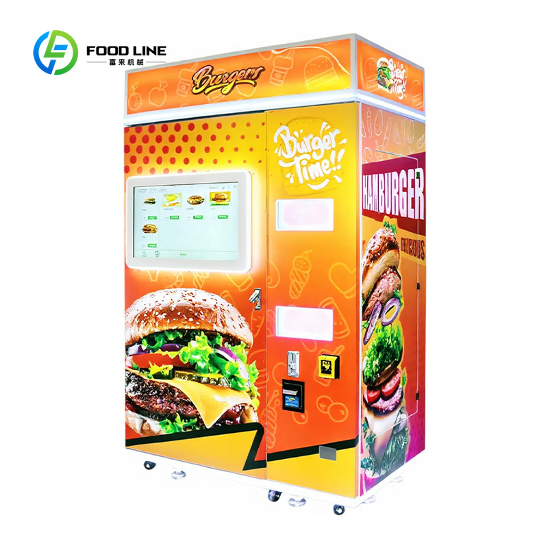 自動スマートバーガー販売機 QRコード硬貨決済 スチール構造 - Vending Machine Qr Code のレビューと価格