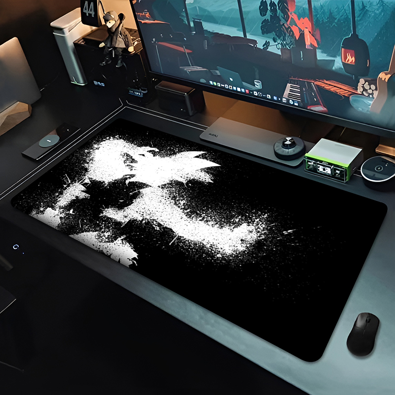 DBZ ブラックアニメマウスパッドドラゴンボール大型 PC  - Arcade No のレビューと価格