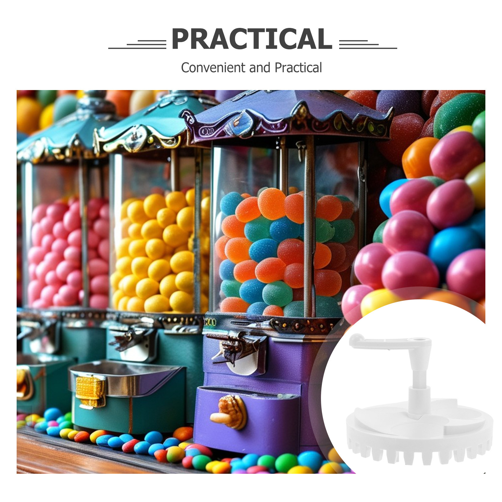 1 セット高精度キャンディディスペンサーマシンギアホイールタ - Candy Vending Machine のレビューと価格