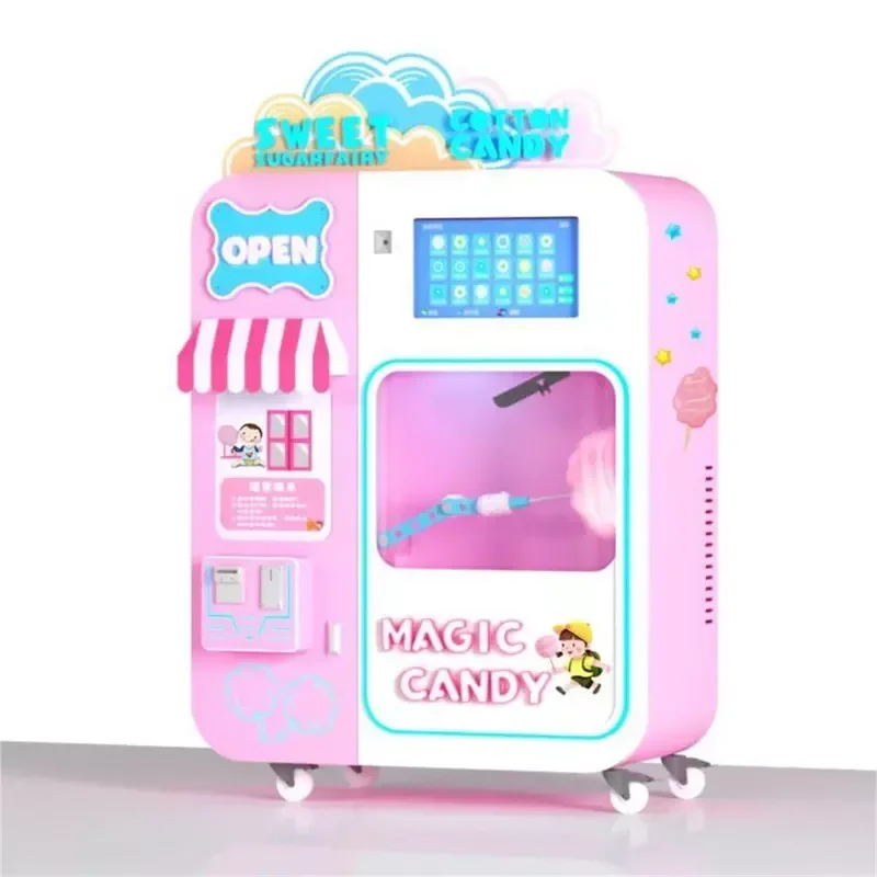 カスタマイズ可能な子供用綿菓子製造機、小型ミニロボット綿菓子 - Candy Vending Machine のレビューと価格