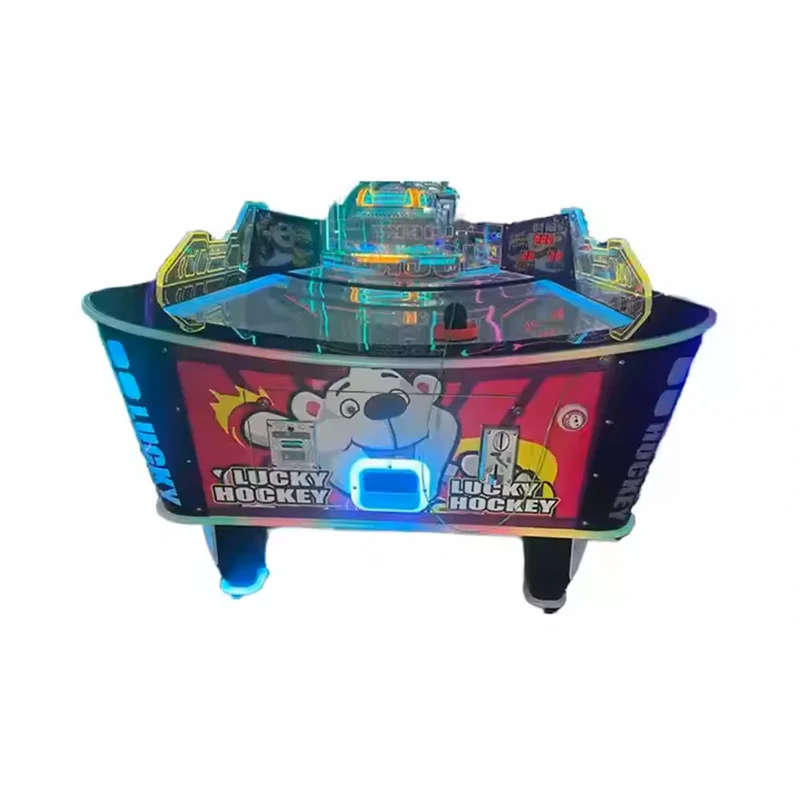最新の電動屋内エアホッケーアーケードマシン、コイン式スタース - Arcade Games & Vending Llc Photos のレビューと価格