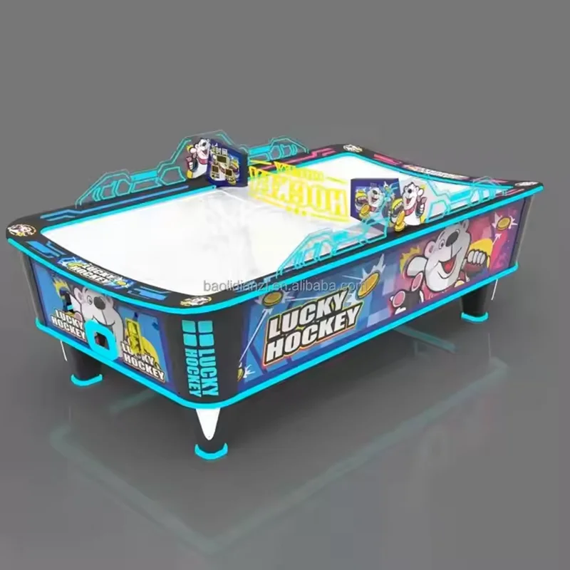 最新の電動屋内エアホッケーアーケードマシン、コイン式スタース - Arcade Games & Vending Llc Photos のレビューと価格