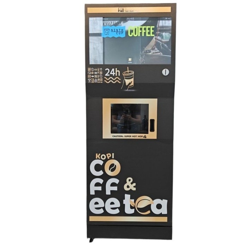 全自動小型屋外/屋内コーヒー自動販売機、QRコード決済対応、 - Vending Machine Qr Code のレビューと価格