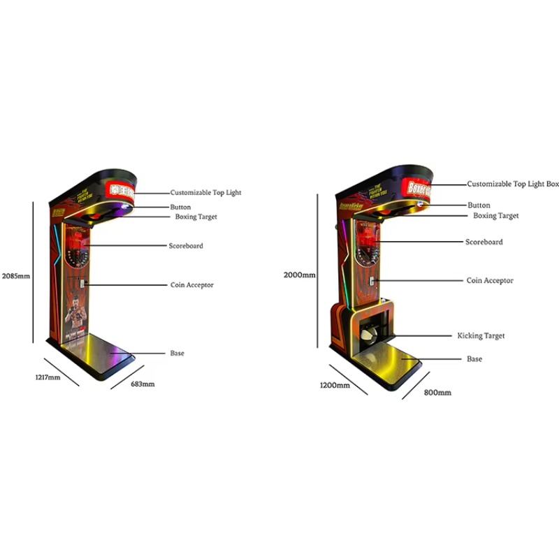防水ストリートボクシングキックマシン屋外アーケードエンターテ - Boxing Machine Arcade のレビューと価格