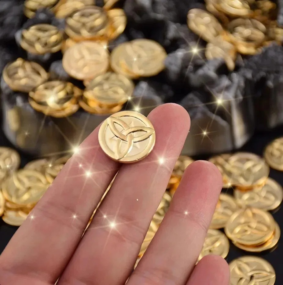 10 個原神インパクト亜鉛合金モラゴールドコインゲームコレク - Arcade Game Coin のレビューと価格