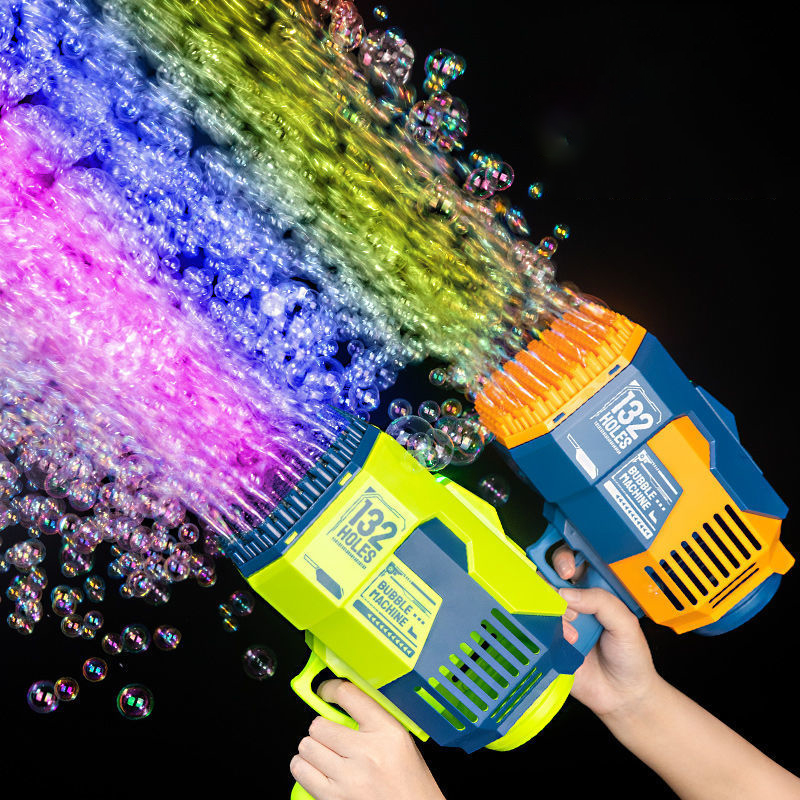 子供のためのシャボン玉ロケットバブルガン,電気シャボン玉機, - Bubble Gum Machine のレビューと価格