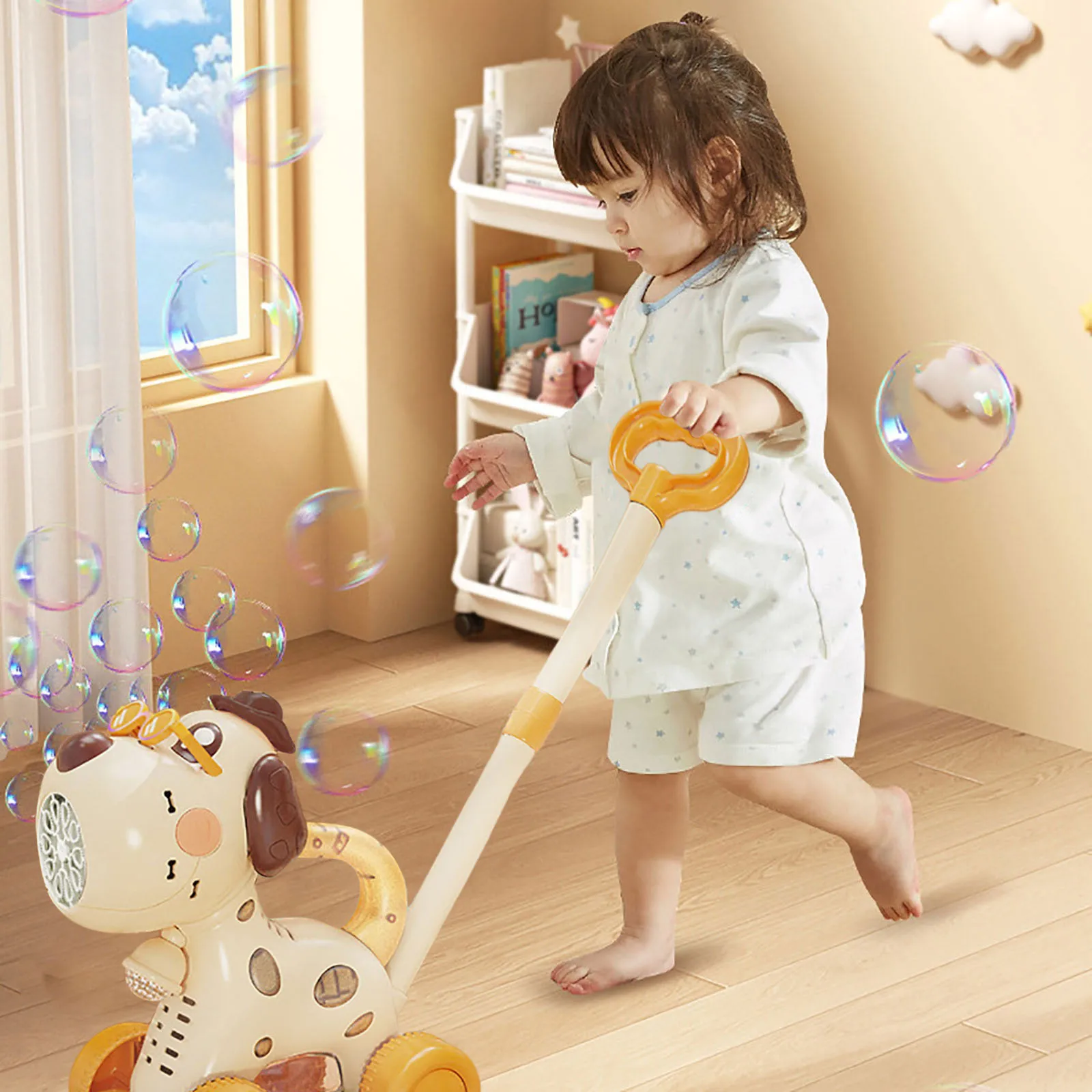犬型バブルウォーカーおもちゃ 屋外用 自動ポンペロス バブル - Bubble Gum Machine のレビューと価格
