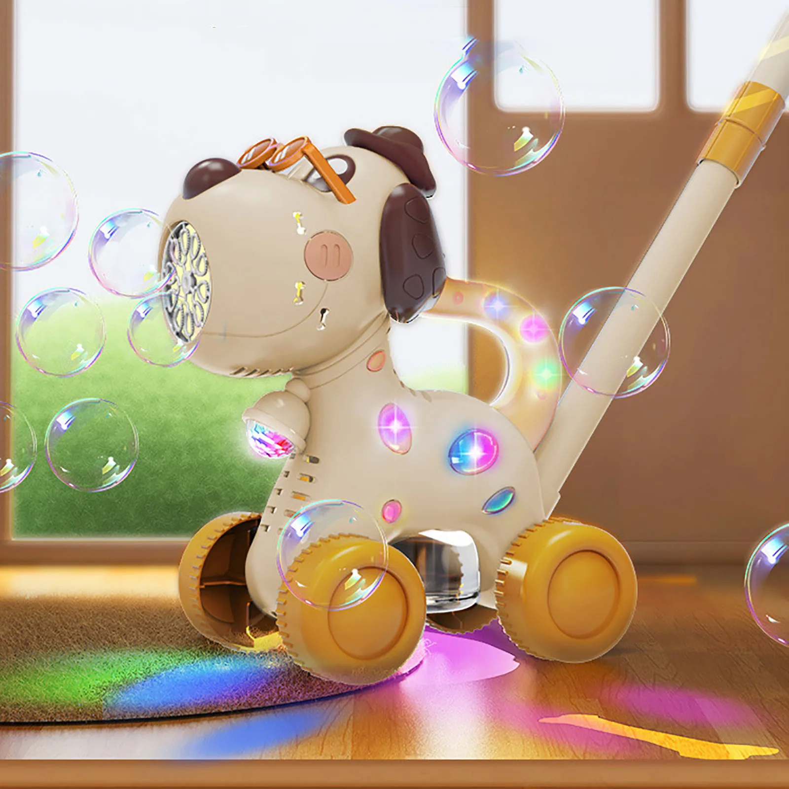 犬型バブルウォーカーおもちゃ 屋外用 自動ポンペロス バブル - Bubble Gum Machine のレビューと価格