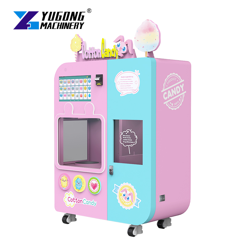 カスタマイズ可能な8L電動格安綿菓子自動販売機、綿菓子製造機 - Candy Vending Machine のレビューと価格