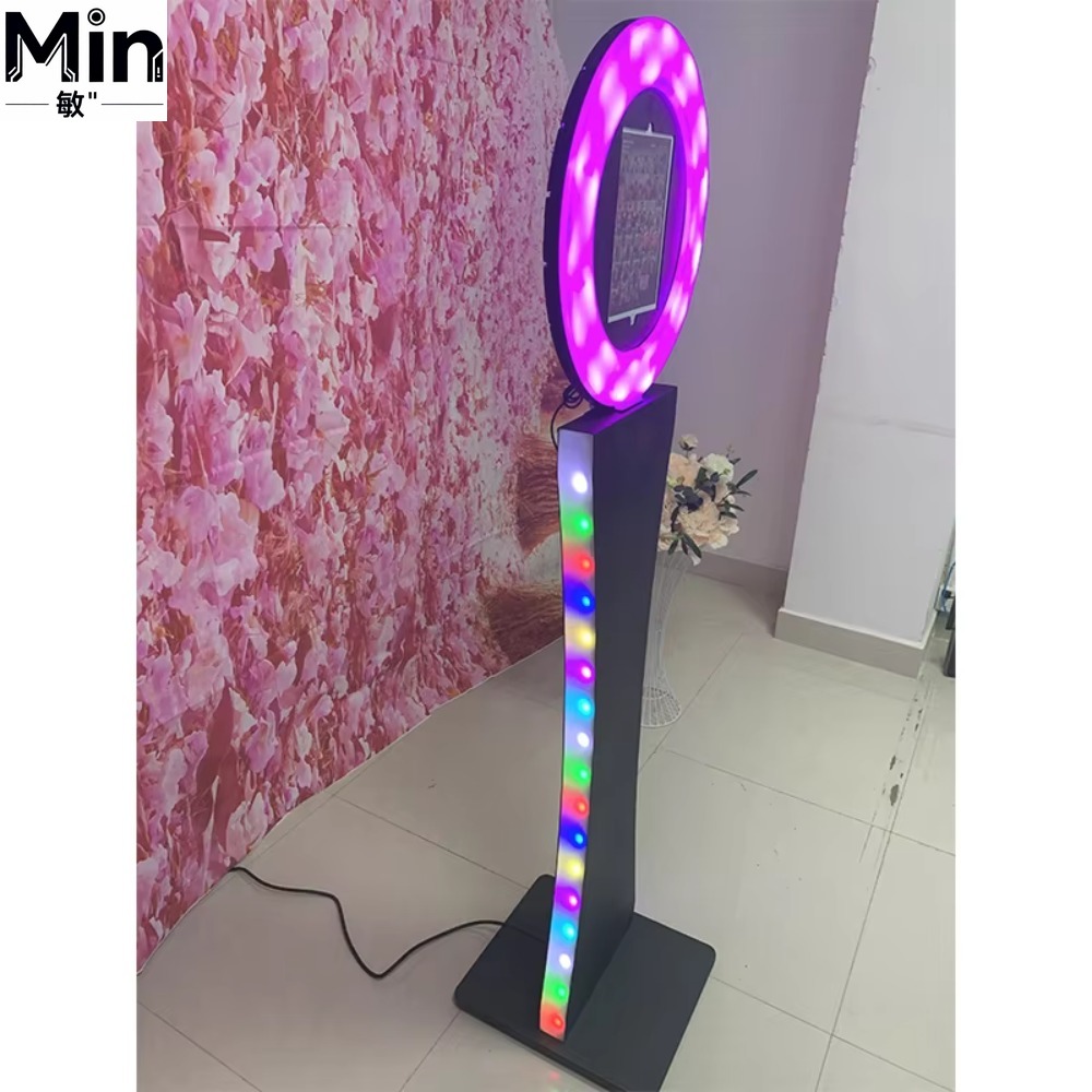 ポータブル 360 フォトブースマシン 3D リングライト  - Photo Booth Machine のレビューと価格