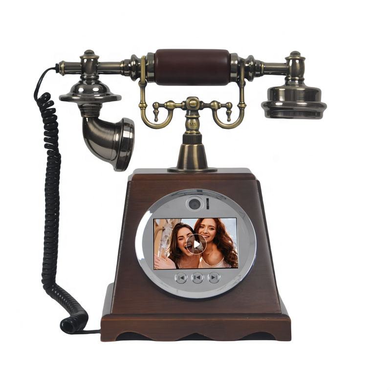 新入荷 ウォルナットアンティーク電話 ビデオゲストブックフォ - Photo Booth Machine のレビューと価格