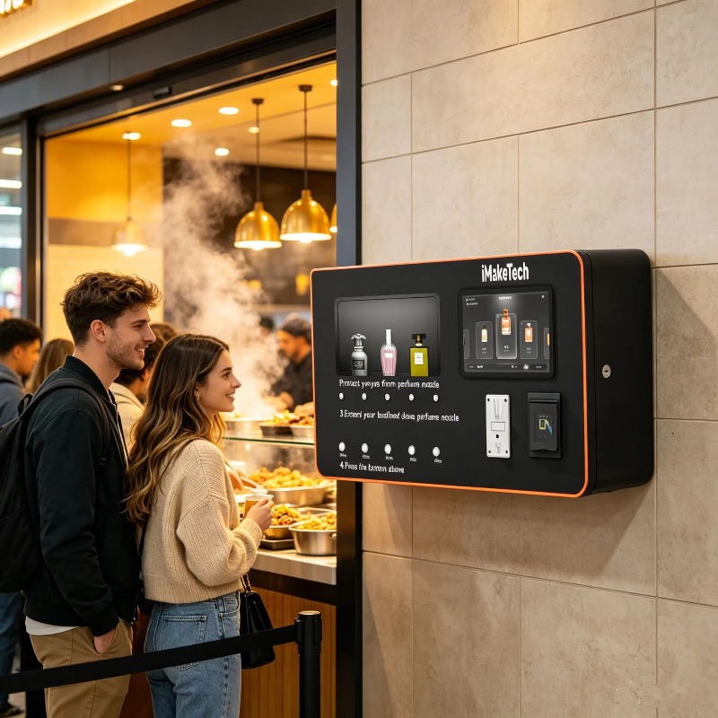 セルフサービス香水噴霧販売機 QRコードスキャン噴霧 ショッ - Vending Machine Qr Code のレビューと価格