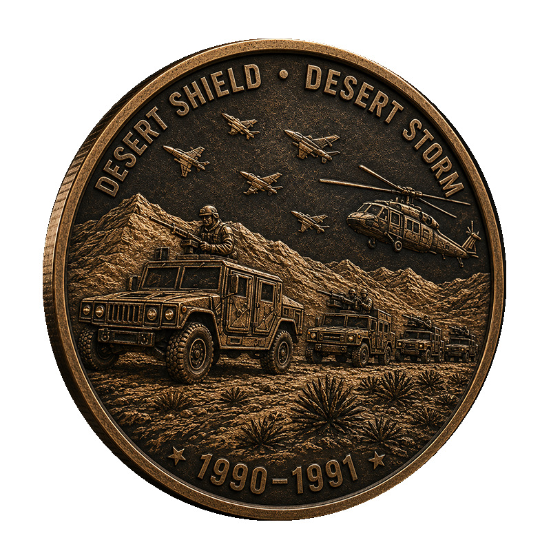 デザートシールド・デザートストーム湾岸戦争退役軍人記念コイン - Token Coin Mechanism のレビューと価格