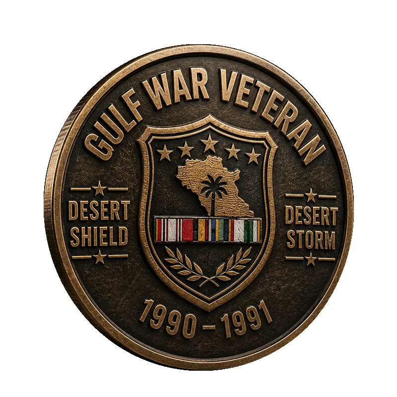 デザートシールド・デザートストーム湾岸戦争退役軍人記念コイン - Token Coin Mechanism のレビューと価格