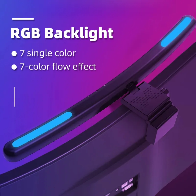 湾曲したLEDモニターライトバー,USB,RGB,PCスクリ - Arcade No のレビューと価格